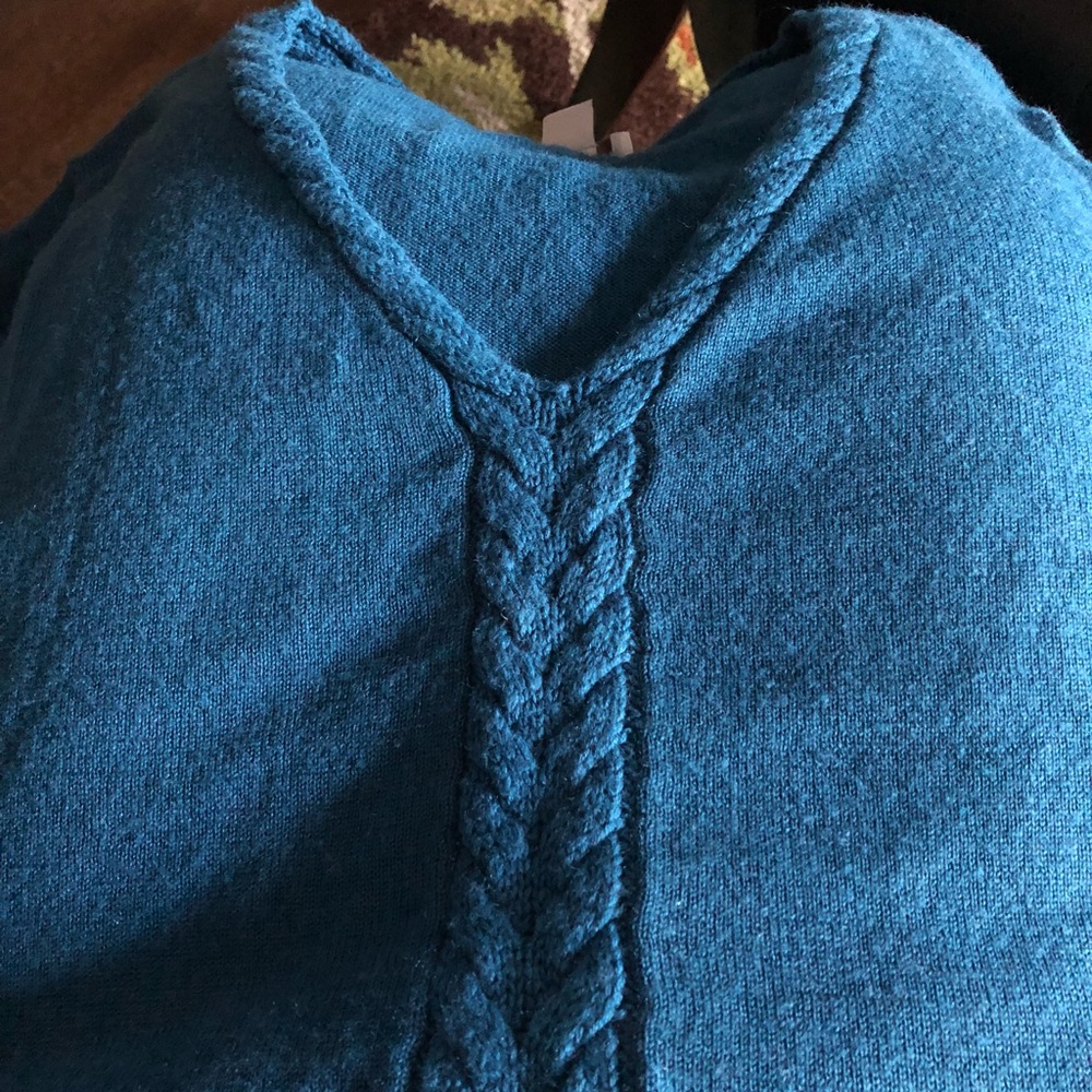 Dark teal sweater